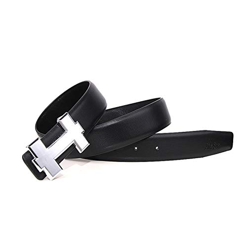 Women's & Men's Belts - H Buckle, Personalized Letter Belts - Fashionable & Exquisite (110x3.3 cm, Orange)4