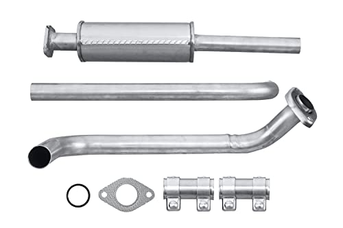 HELLA 8LB 366 021-791 Vorschalldämpfer - Easy2Fit® Kit - vorne - dreiteilig - Set mit Anbauteilen - für u.a. NISSAN MICRA II