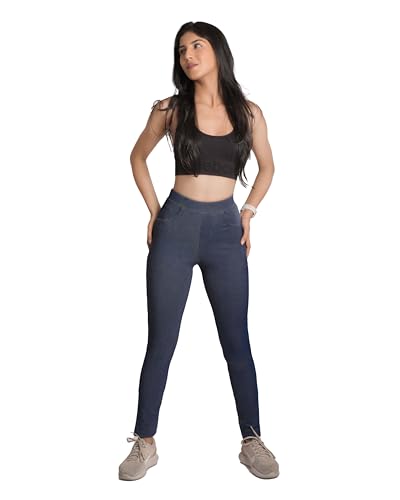 Image of Mehrang Stretchable Gym Pants for Women & Tights for Women Workout with Mesh Insert & Side Pockets