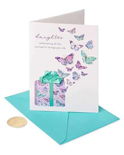 Carte d'anniversaire Papyrus pour fille, Tellement Fière