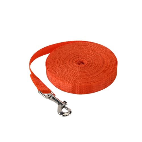 GXGM Guinzaglio per Cani Addestramento 10M Lungo Nylon Guinzaglio Cani Resistente Leggero con Fibbia Lega Zinco per Cane Allontanare Sicurezza