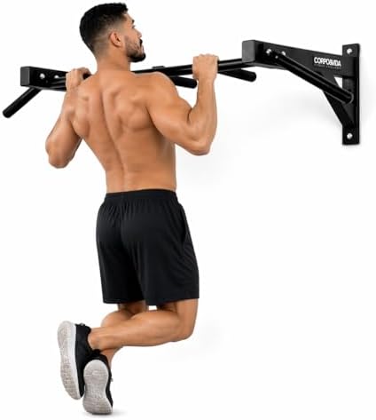 Barra Fixa de Parede Para Musculação Corpo e Vida Fitness