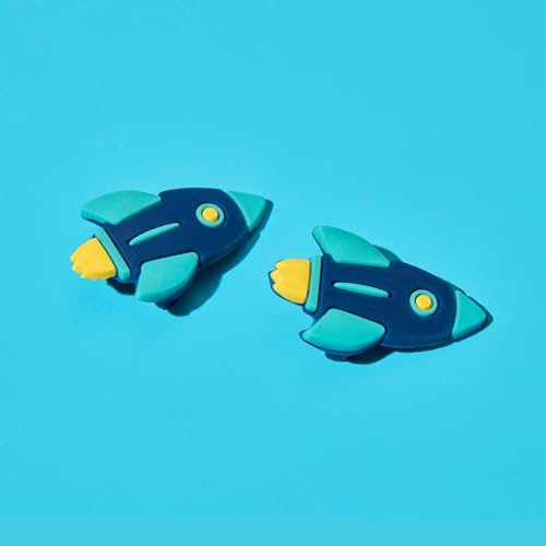 Image of Ten Little Splash Sandal Charms for Kids, 2-Pack Silicone Shoe Charms for Boys and Girls