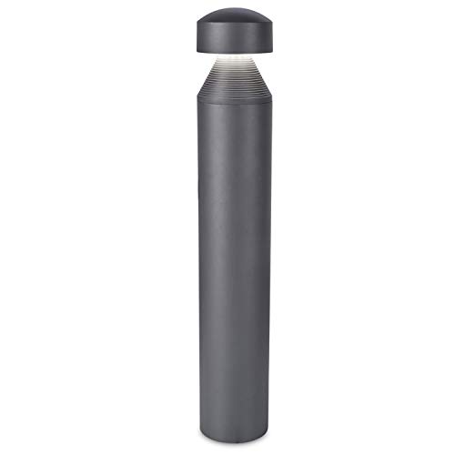LEDS C4 Cilin - Outdoor LED Outdoor Bollard Urban Grey 100cm 2185lm 4000K IP65