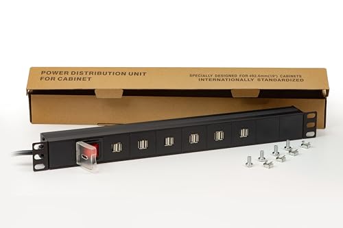 Multiprise 1U 19 LINK LK10064 évitez le désordre des adaptateurs dans votre rack
