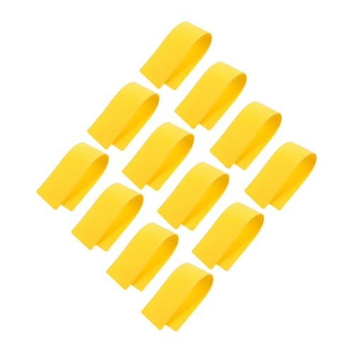 Sosoport 12pcs Basketball Court Flat Floor Markers for Sports Training Anti-Slip Spot Markers for Soccer Tennis Agility Practice Volleyball