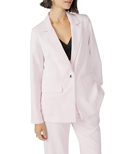 Sanctuary Bryce Woven Blazer Washed Pink Lg (Us 10-12) #TOP3