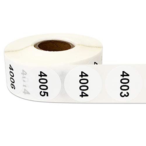 Étiquettes rondes 2,5 cm pour inventorier sans risque de double comptage - 6