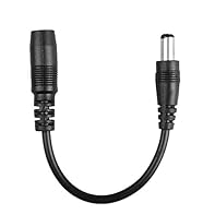One male plug and one female plug Reverse Polarity what you want, fit for keyboard and guitar effect pedal Jack Size: 5.5mmx2.1mm Length: 173mm 1pc Effect Pedal Cable