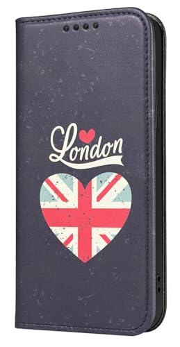 Mixroom - Funda tipo libro para Huawei P20 Pro con soporte de ecopiel cierre magnético cartera parte interior de TPU suave fantasía Love London 118