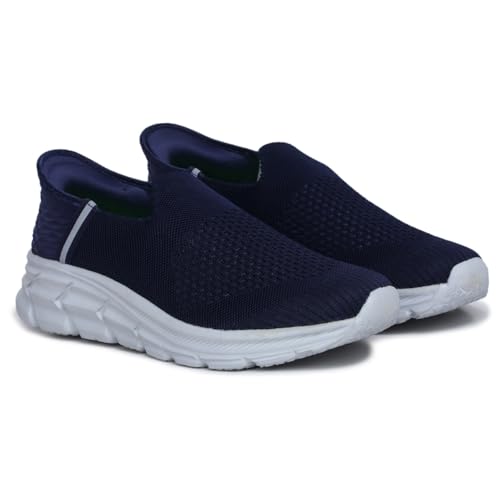 Image of ATHCO Mens Slipo Walking Shoes for Man, Lightweight Breathable Comfort Slip-On Casual Shoes for Man with Memory Foam Insole, Lightweight, Comfort Walking Shoe for Men for All-Day Comfort
