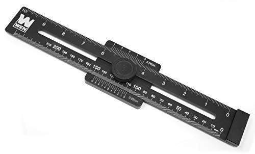 WEN ME251R 10-Inch Aluminum Offset Marking Gauge and Layout Tool with Laser-Etched Scale - Image 2
