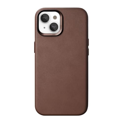 Housse marron Woodcessories iPhone 15 Plus étui durable pour le quotidien actif