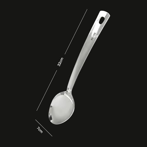 Image of Meyer Presta Stainless Steel Tri-ply Pressure Cooker 5.5 L with Stainless Steel Serving Spoon