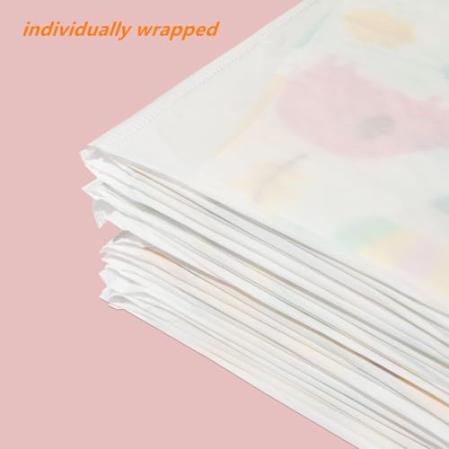 BIGTHREE Disposable Baby Bibs, 20 Count Waterproof Baby Bibs with Food Catcher Pocket, Adjustable Baby Feeding Bibs, Individual Packages, Suitable for Toddlers, Feeding, Traveling, Outdoor Use