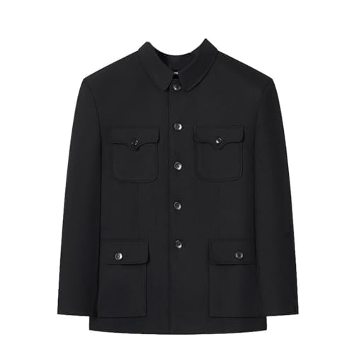 Veste de costume Zhongshan homme manteau rétro traditionnel chinois