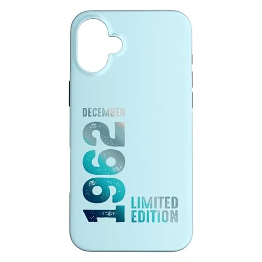 Diciembre de 1962 Edición Limitada 1962 Cumpleaños 1962 Carcasa para iPhone 16 Plus
