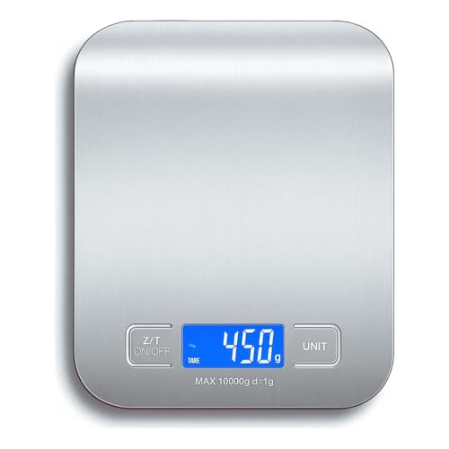 Balança Cozinha Inox De Alta Precisão Para Dieta Fitness Ingredie...