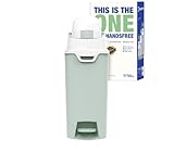 DIAPER CHAMP ONE Medium Handsfree mit Pedal - Windeleimer - geruchsdicht - berührungslose Bedienung - OHNE Nachfüllkassetten - für normale Müllbeutel - für ca. 45-50 Windeln (mint)