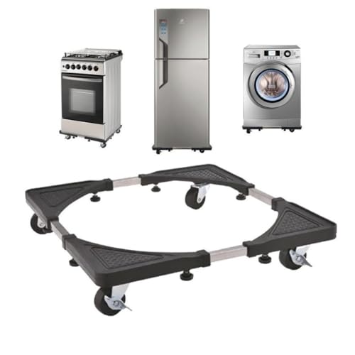 Suporte para Geladeira e Fogão com Rodinha Pé para Máquina de Lavar Roupa Base antiderrapante para M