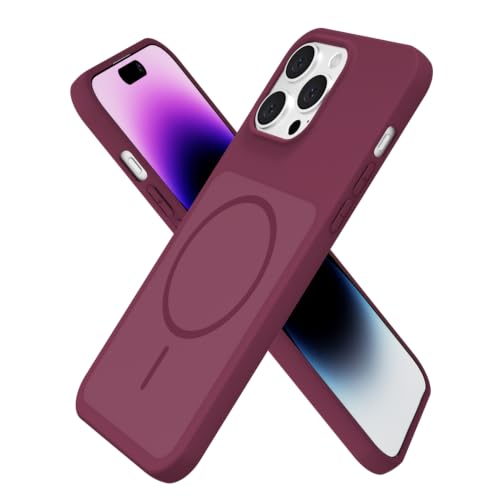 Coque iPhone 14 Pro Max bordeaux pour un style élégant au quotidien