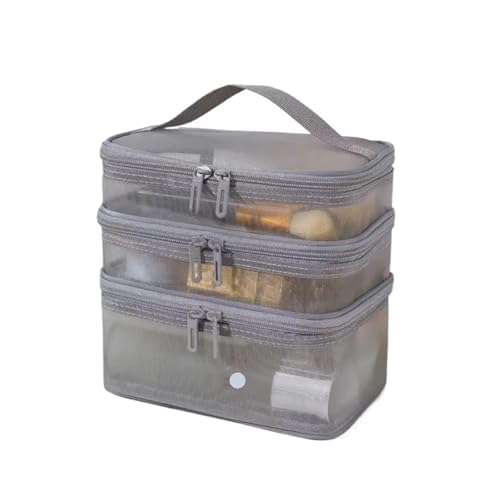 �o�X�A���j�e�B�p�̑�e�ʃ��b�V�����ϕi�o�b�O�|�[�^�u���g���x���X�g���[�W(Three-layer bag-Gray)