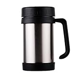 N/A Thermo Mug Stainless Steel Vacuum Flasks with Handle Thermo Cup Office Thermoses for Tea Insulat