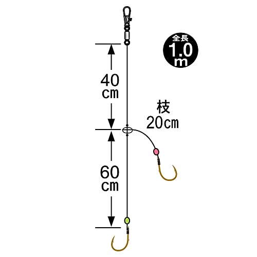 がまかつ(Gamakatsu) ライトアマダイ仕掛 攻めコヅキ FA110 8-3. 画像2