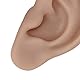 Menschliches Ohr-Modell, 1 Paar Weiches Silikon-Simulations-Ohr-Modell, Flexibles Künstliches Ohr, Realistische Körperteile für Piercing-Übungen, Ohrringe, Schmuck-Display, Lehrmittel(3#)