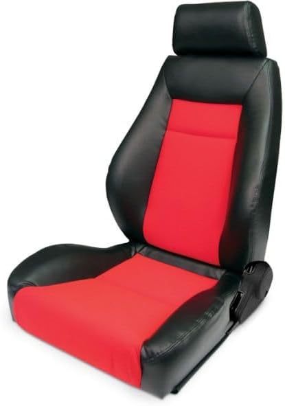 ProCar by Scat 80-1000-51R-DLX Black Vinyl Racing Rally DLX Recliner Right Seat