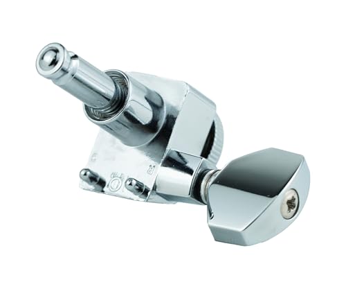 Image of Guyker 6 In-line Guitar Locking Tuners aa‚¬a€oe 1:18 Locking Tuning Key Pegs Tuners aa‚¬a€oe Chrome