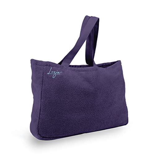 Bolsa reversible de algodón Luzia para playa miniatura 1