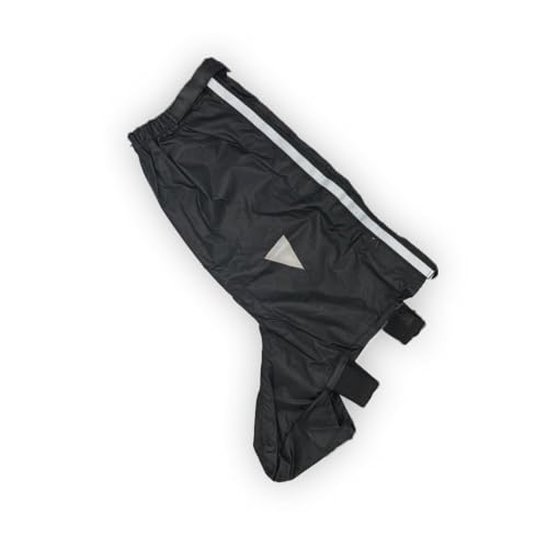 Waterproof Rain Boot Shoe Cover Reusable & Foldable Over Shoe Rain Cover with Velcro and Zipper (Medium/Large)