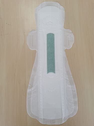 Shuya Anion Super Long Overnight Pads For Woman With Wings, Sanitary Pads Postpartum Patented Negative Ion Strip, Super Absorbency, Size 410Mm-Scented (6), 0.25 Kilograms, 4.0 Count, (Pack Of 1) #TOP4