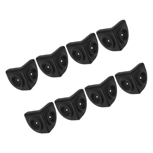 Artibetter Stage Equipment Protection 8pcs Plastic Speaker Corner Protectors Corner Guards Quick Installation Lightweight Robust