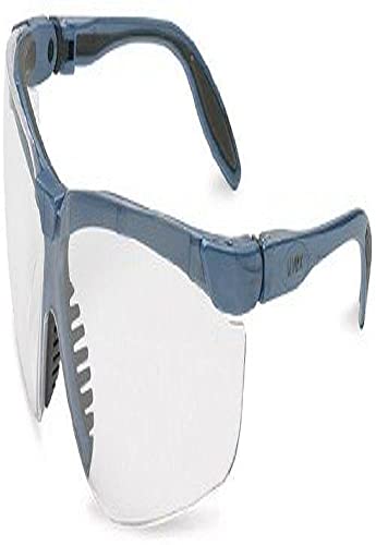 Uvex S3720X Genesis Slim Safety Eyewear, Blue Gray Frame, Clear UV Extreme Anti-Fog Lens