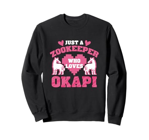 Zookeeper Who Loves Okapi Sudadera