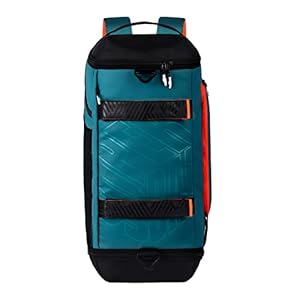 Superbak Mega 33 Ltrs Hybrid Duffle Cum Backpack (Green-Orange) for Gym, Sports, Travel (DUFMEGA000306)