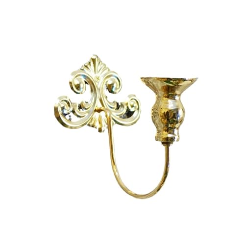 Candelabro de pared colgante y dorado para ambientar con velas perfumadas