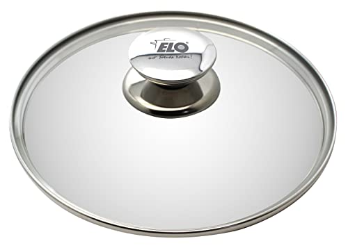 ELO Galant 73025 Glass Lid 24 cm with Stainless Steel Knob Silver