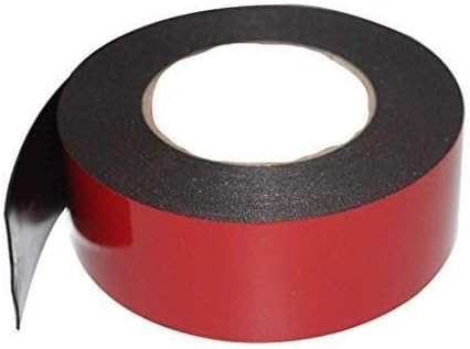 Strong Double-Sided Tape,Sticky Tape 2pcs Double Sided Sponge Tape Heavy Duty Mounting Tape Roll Automotive Grade Number Plates Cars Trims(20 mm Wide)