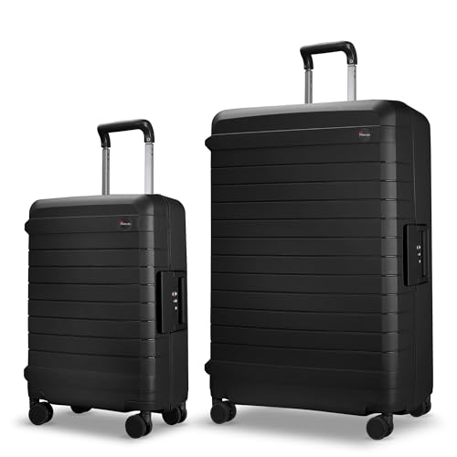 Pirtecin Luggage Sets 2 Piece, 20/28 Inch Hardside