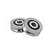 Lskjzzn 5PCS V608zz Externo Anel Sulcado Straightener Guia Rolamentos De Roda 8 * 22 * 23 * 26 * 7 Mm Polia V Largura Do Sulco 1.5mm V608/22
