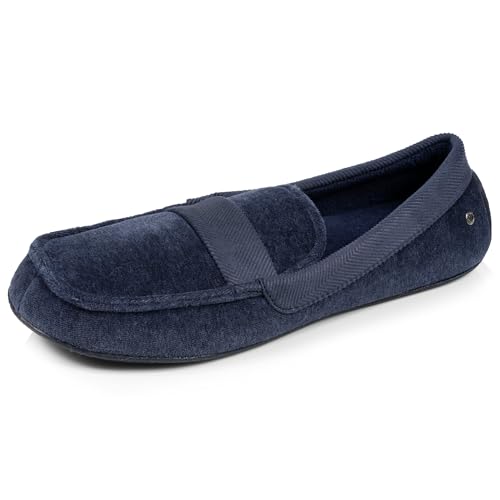 Pantoufles mocassins homme Isotoner pour un confort léger à la maison
