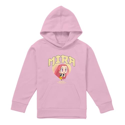Sweat à capuche Kpop Demon Hunters pour ado rose clair pull confortable Huntrix Mira