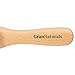 GranNaturals Boar Bristle Slick Back Hair Brush - Soft White Bristle Smoothing Hairbrush for Slicking Hair to Create Sleek Style- Natural Wood Handle for Women + Men
