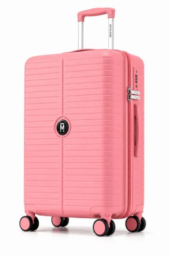 Image of Miami Series 8 Wheel 75 cm Check in Trolley Bag, 100% Virgin Polypropylene, 360o Spinner Strong & Durable Wheels, Anti-Theft Zippers, 3-Year Warranty, Large Size