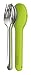 Joseph Joseph GoEat Compact Stainless-Steel Cutlery Set, Green