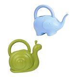 HOODANCOS 2 Stück Tierförmige Gießkanne Kleine Pflanzenbewässerung Indoor Outdoor Wasserspender...