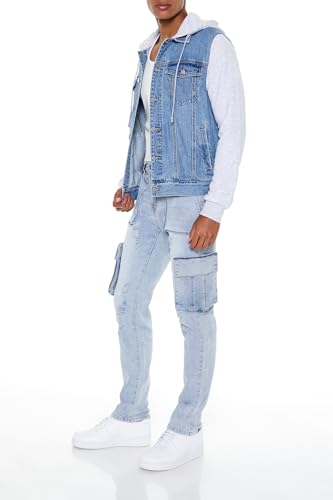 Forever 21 Men's Removable Cargo Pocket Jeans3